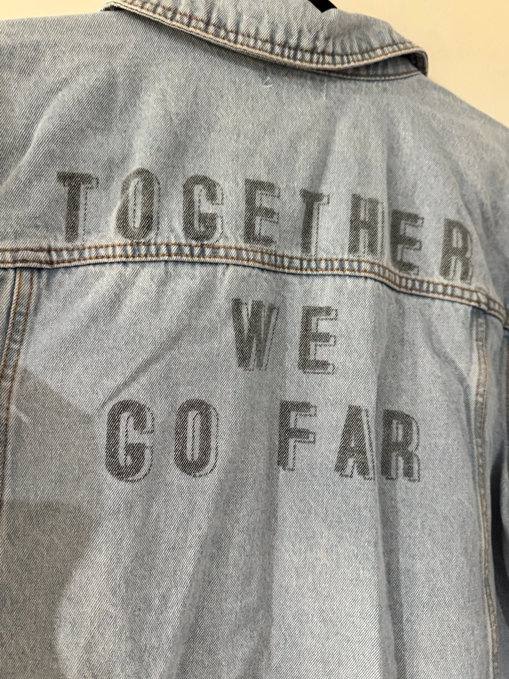 Peloton “Together We Go Far” Denim Jacket